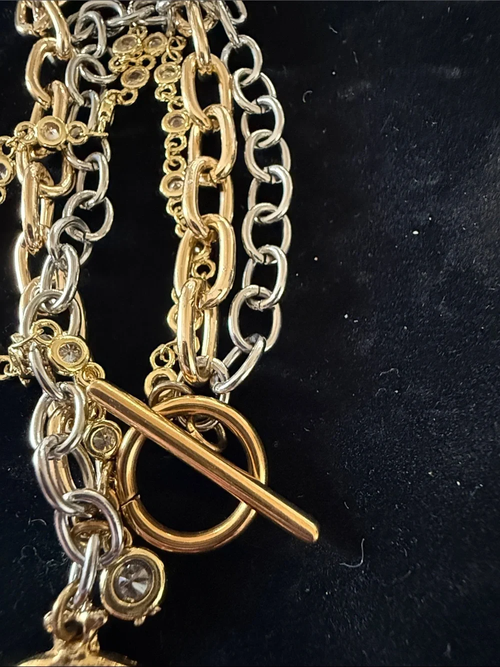 Mia Fiore Gold and Silver Coin Charm Bracelet - Picture 5 of 6